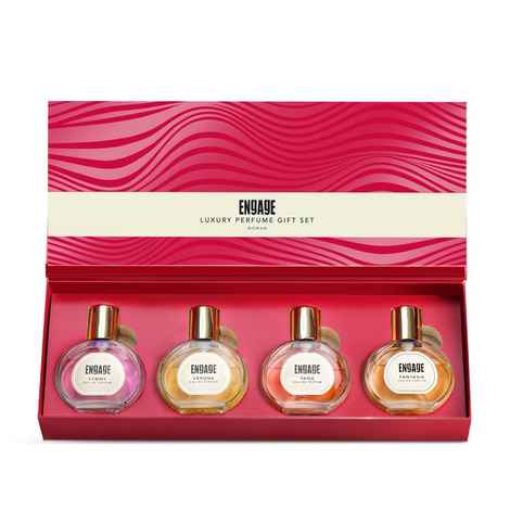 Buy Engage Luxury Perfume Gift Pack for Women, Travel Sized, Assorted Pack, Ideal Valentine Gift, Birthday Gift, 25 mlX4 - Purplle
