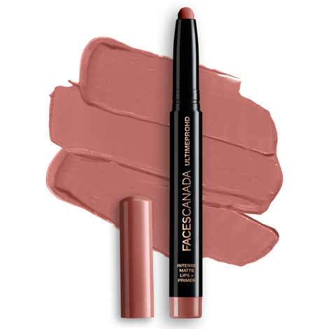 Buy FACES CANADA Ultime Pro HD Intense Matte Lipstick + Primer - Marsala, 1.4 gm | 9HR Long Stay | Feather-Light Comfort | Intense Color | Smooth Glide - Purplle