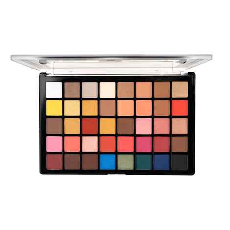 MARS Artist's Arsenal Eyeshadow Palette | Vibrant Colors with Rich Pigmentation | Blendable & Long Lasting (40 gm) (01-Multicolor)