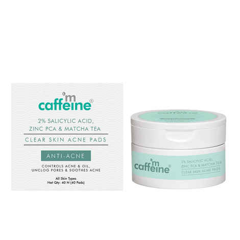MCaffeine 2% Salicylic Acid Zinc Pca & Matcha Tea Clear Skin Acne Pads