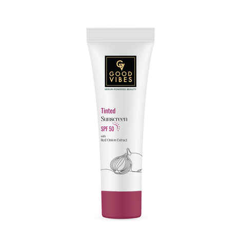 Good Vibes Tinted Red Onion Sunscreen SPF 50 (10 gm)