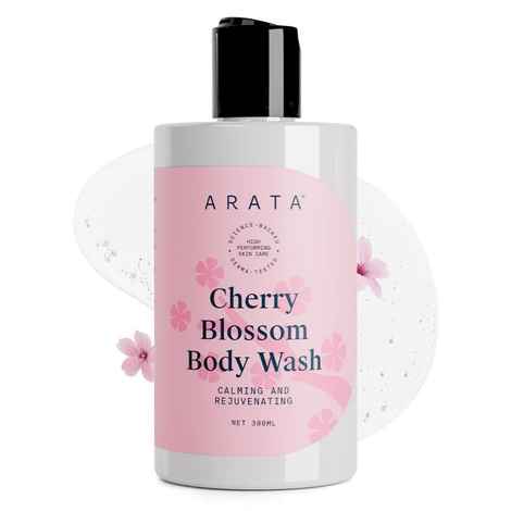 Buy Arata Nourishing Body Wash with Cherry Blossom Fragrance | Daily Calming Body Wash for Men & Women | Gently Cleanses | Natural, Vegan & Cruelty-Free| 300 ml - Purplle