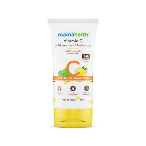 Mamaearth Vitamin C Oil-Free Moisturizer For Face with Vitamin C and Gotu Kola for Skin Illumination - 50 gm