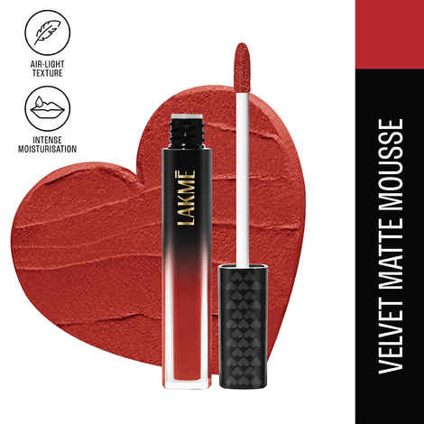 Lakme Xtraordin-airy Lip Mousse The One Red 4.6 gm