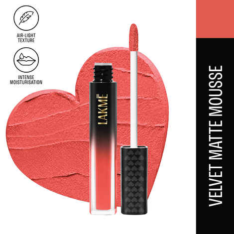 Lakme Xtraordin-airy Lip Mousse Passion Pink 4.6 gm
