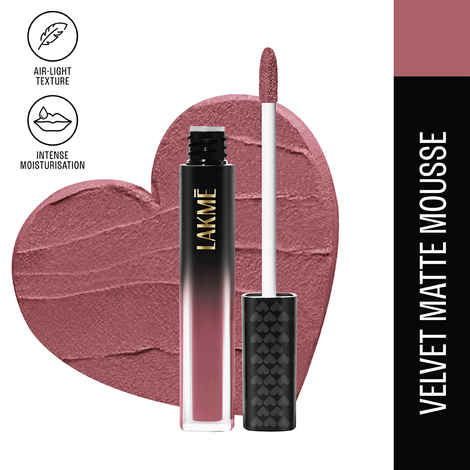 Buy Lakme Xtraordin-airy Lip Mousse Date Night Pink 4.6 gm - Purplle