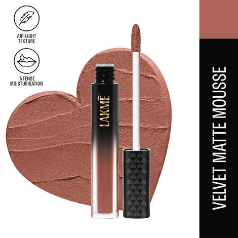 Lakme Xtraordin-airy Lip Mousse Bare Nude 4.6 gm