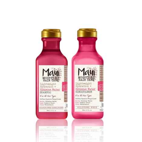 Buy Maui Moisture Lightweight Hydration Duo for daily moisture: Hibiscus Water Shampoo + Conditioner Set - 385 ml Each - Purplle