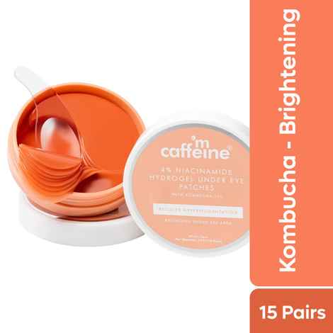 mCaffeine Kombucha Hydro Gel Under Eye Patches |Niacinamide 4%