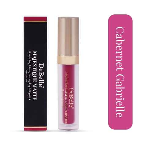 Buy DeBelle Majestique Matte Liquid Lipstick Cabernet Gabrielle,3.5 ml - Purplle
