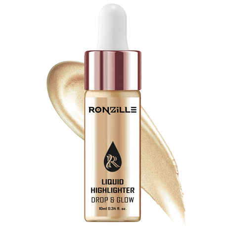 Ronzille Professional Smooth Shine illuminator Face Highlighter 3D glow 10 ml ( 01 No )