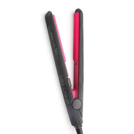 Buy IKONIC PROFESSIONAL MINI CRIMPER |A Black & pink| Ceramic | Corded Electric | Hair Type - All |  Instant Heat UP  1 Pc - Purplle