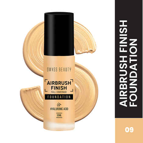 Buy Swiss Beauty Foundation SB-512-09 Vanilla Beige 40 ml - Purplle
