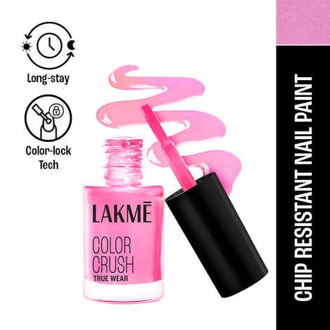 Buy Lakme True Wear Color Crush Nail Polish, Long Lasting & Vibrant Nail Paint, 36, 6 ml - Purplle