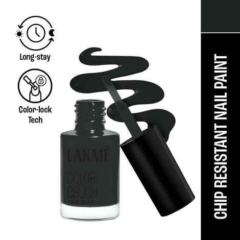 Lakme True Wear Color Crush Nail Polish, Long Lasting & Vibrant Nail Paint, 67, 6ml