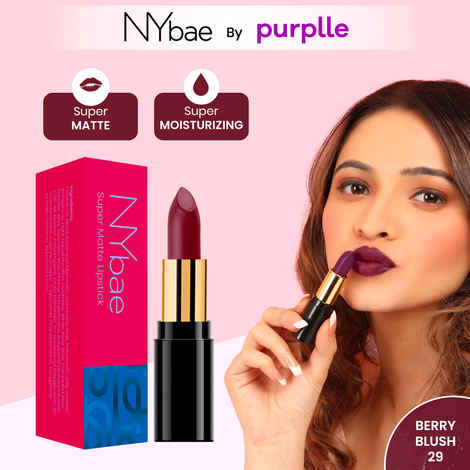 Buy NY Bae Super Matte Lipstick - Berry Blush 29 - 4.2 gm - Purplle