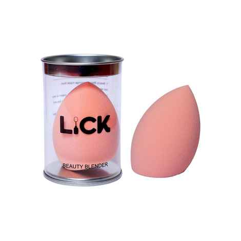 Buy Lick Peach Makeup Beauty Blender Puff Sponge 1 Pc - Purplle