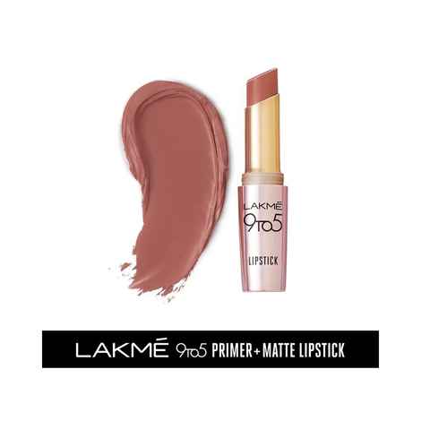 Buy Lakme 9TO5 Primer + Matte Lip Color Peachy Affair 3.6 gm - Purplle