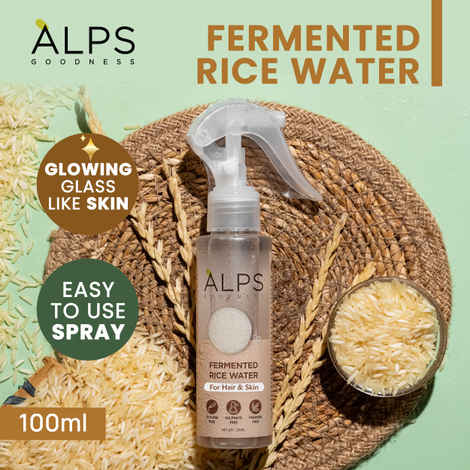 Buy Alps Goodness Fermented Rice Water (100ml) |Rice Water for Hair and Face | Korean Glass Skin |For Brighter Skin | Elastic & Glowy Skin | Shiny Silky Hair - Purplle