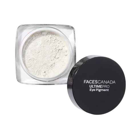 Buy FACES CANADA Ultime Pro Eye Pigment - Silver 01, 1.8 gm | Shimmery Finish | Long-Lasting | Intense Pigment | Excellent Color Payoff | Smooth Application - Purplle