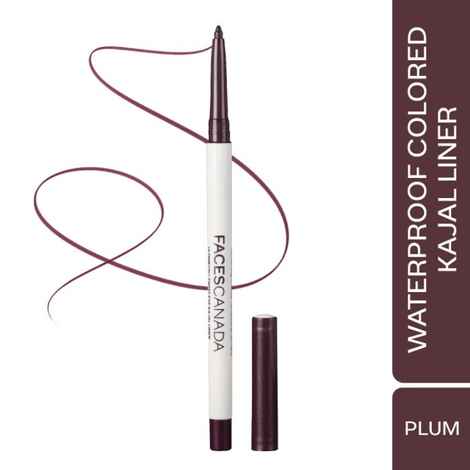 Buy FACES CANADA Ultime Pro Twist Eye Kajal Liner - Plum, 0.35 gm | High Impact Intense Color In 1 Stroke | 24HR Long Stay | Matte Finish | Soft Texture | Waterproof & Smudgeproof | Made With Carnauba Wax - Purplle