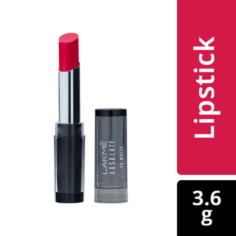 Buy Lakme Absolute 3D Lipstick, Romeo Red (3.6 gm) - Purplle
