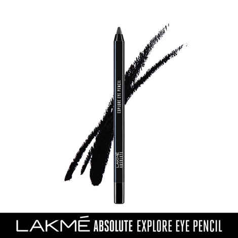 Buy Lakme Absolute Explore Eye Pencil, Mysterious Black, 1.2 gm - Purplle