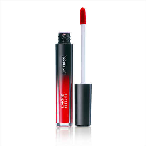 Buy Lakme Absolute Sheer Lip Mousse - 101 Scarlet Siren - 4.6 g - Purplle