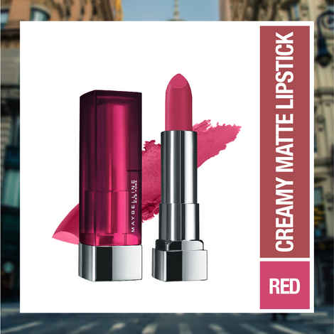 Buy Maybelline New York Color Sensational Creamy Matte Lipstick, 680 Mesmerizing Magenta (3.9 gm) - Purplle
