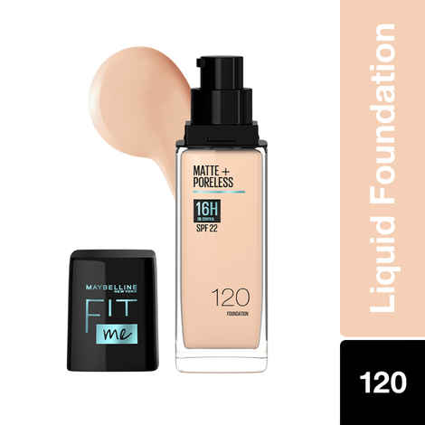 Buy Maybelline New York Liquid Foundation, Fit Me Matte + Poreless, The Archies Limited Edition, Shade 120, 30 ml - Purplle
