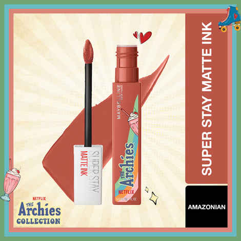 Buy Maybelline NY SuperStay Matte Ink Lipstick, The Archies Collection,Amazonian,5 ml - Purplle