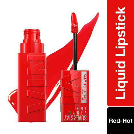 Buy Maybelline Superstay Vinyl Ink LiquidA Lipstick, Red HotA  4.2 ml - Purplle