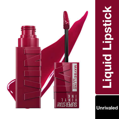 Buy Maybelline Superstay Vinyl Ink Liquid Lipstick, Unrivaled  4.2 ml - Purplle