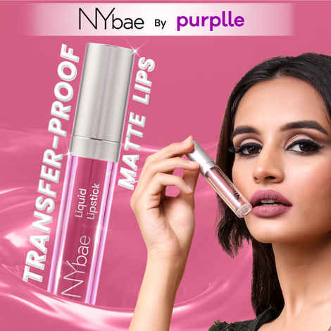 Buy NY Bae Confessions Liquid Lipstick - Ladies Night 6 (4.5 ml) | Matte Lipstick | Nude Brown Shade | Moisturizing | Long Lasting | Transfer Proof - Purplle