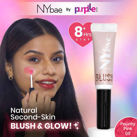 Buy NY Bae Creme Blush - Pouty Pink 05 (10g) | Dewy Pink Blush | Lip & Cheek Tint | Liquid Blush | Intense Pi gment | Korean Glow - Purplle