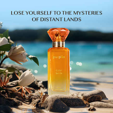 Buy Fragrances by Purplle | Cabo Sands (50 ml) | warm notes black currant, ylang ylang, orchid, chocolate, patchouli, amber long lasting fragrance | luxury perfume for women | premium woody warm fragrance - Purplle