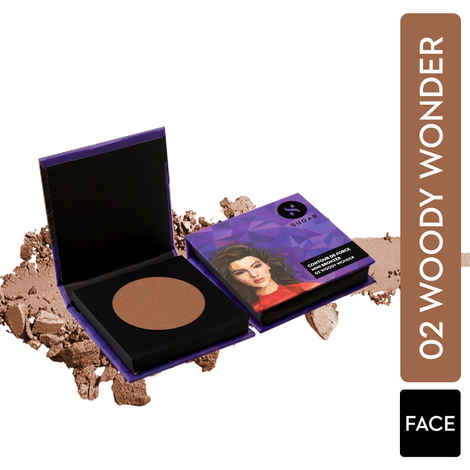 Buy SUGAR Cosmetics - Contour De Force - Mini Bronzer - 02 Woody Wonder (Warm Brown Bronzer) - Lightweight, Contour Bronzer with Matte Finish - Purplle