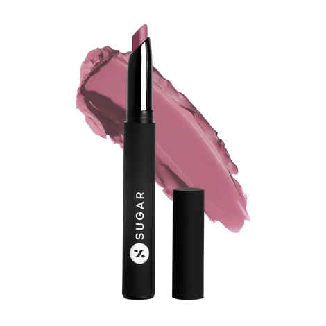 Buy SUGAR Cosmetics Matte Attack Lipstick for Women | Transferproof & Smudgeproof | Lasts upto 12hrs | Enriched With Jojoba Oil | 2 gm - Blush Eyed Peas - Purplle