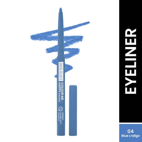 Buy Swiss Beauty Colour Me Happy Eyeliner | Waterproof & Smudge-Proof | Long-Lasting |4-Blue Indigo 0.4 gm - Purplle