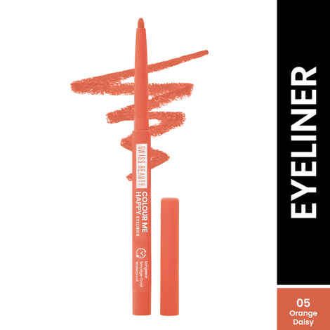 Buy Swiss Beauty Colour Me Happy Eyeliner | Waterproof & Smudge-Proof | Long-Lasting |5-Orange Daisy 0.4 gm - Purplle