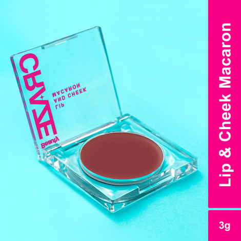 Buy Swiss Beauty Craze Lip and Cheek Macaron| With goodness of Vitamin E and Olive oil | Multipurpose cream for Lips, cheeks and eyelids |Shade- 5, Strawberry - 3 gm - Purplle