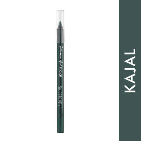 Buy Swiss Beauty Intense Gel Kajal Eyeliner - Green 1.2 gm - Purplle