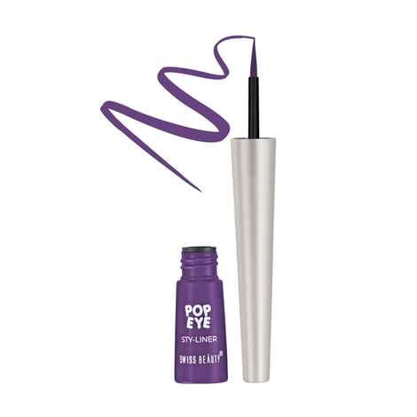 Buy Swiss Beauty Pop Eye Sty-Eyeliner 07 Plum Purple (4.5 ml) - Purplle