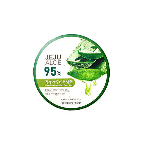 Buy The Face ShopA Jeju Aloe Fresh Soothing gel for Skin, Body and FaceA Korean Skin care products, 300 ml - Purplle