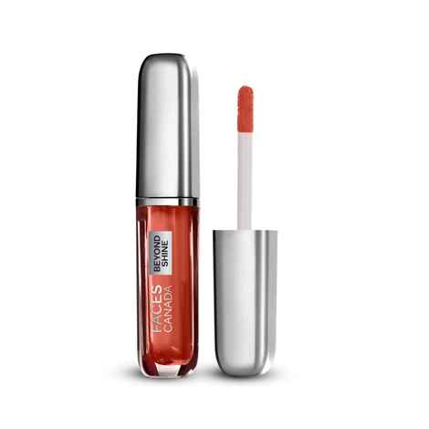 Buy FACES CANADA Beyond Shine Lip Gloss - Homegirl, 3 ml | Lightweight Non-Sticky Texture For Plump & Glossy Lips | Instant Shine | Macadamia Oil For Hydration - Purplle