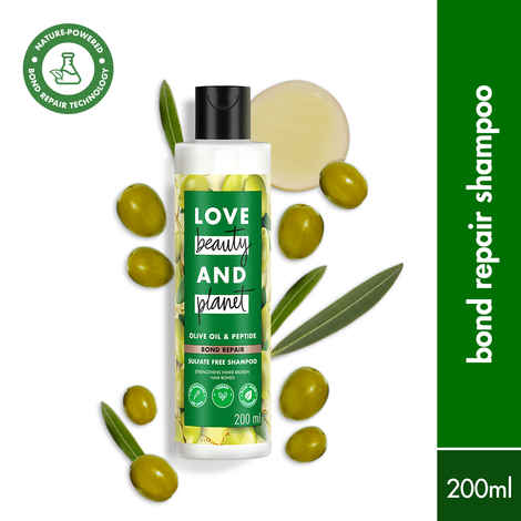 Buy Love Beauty Planet Olive oil & Peptide Bond Repair Shampoo 200 ml - Purplle