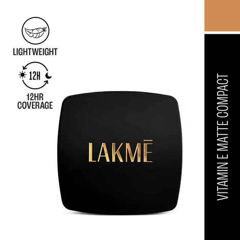 Buy Lakme Forever Matte Compact, Smooth Finish, Lasts for 12 Hrs, Natural Cinnamon, 9 gm - Purplle