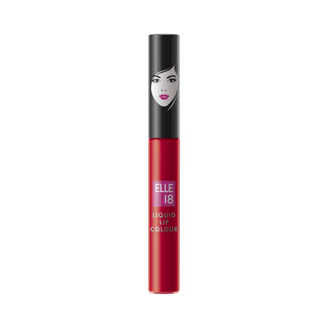 Elle18 Liquid Lip Color|| Rhubarb Red|| 5.6 ml