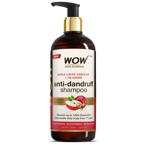 Buy WOW Skin Science Apple Cider Vinegar Shampoo (500 ml) - Purplle