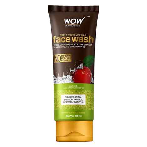 Buy WOW Skin Science Apple Cider Vinegar Face Wash (100 ml) - Purplle